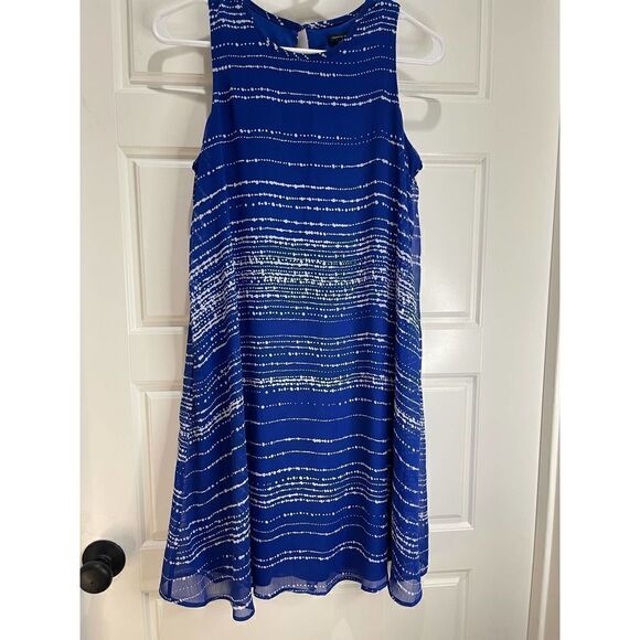Tommy Hilfiger royal blue and white dress size 6 - Picture 2 of 5